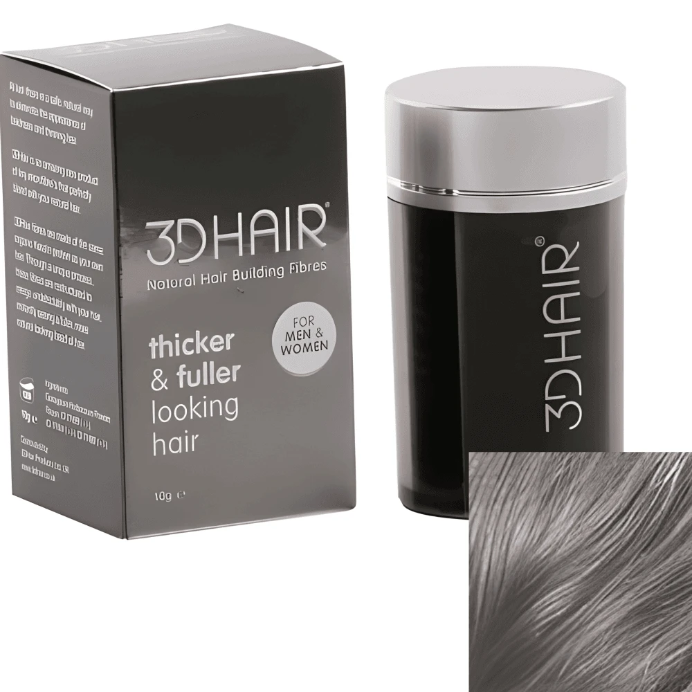 3D Hair Fibres โ Dark Grey