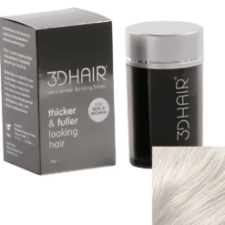 3D Hair Fibres – White