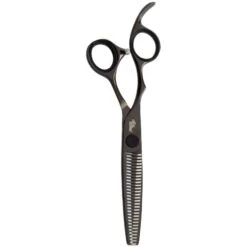 Alfa Italia Mancino Left Handed Thinner And Blender Scissor - 6" Black