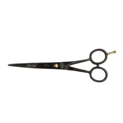 Dark Stag Straight Scissors Black & Gold - DS1 6.5 Inch