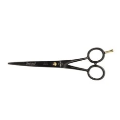 Dark Stag Straight Scissors Black & Gold - DS1 7 Inch