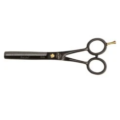 Dark Stag Straight Thinner Scissors Black & Gold - DS1 6 Inch