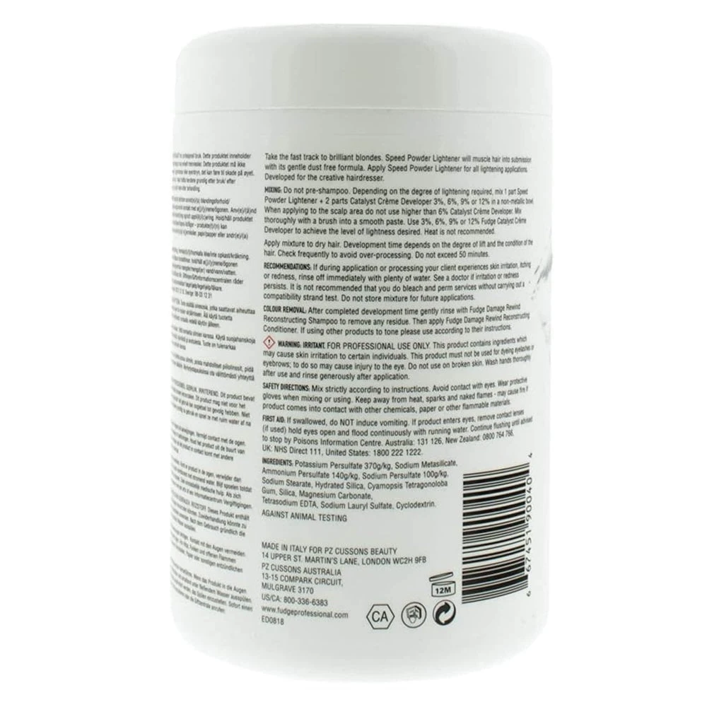 Fudge Professional Fudge Speed Powder Lightener - Image 2