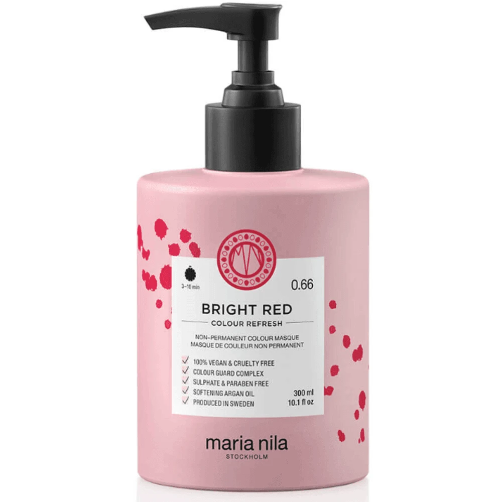 Maria Nila Colour Refresh Hair Mask - Bright Red 0.66