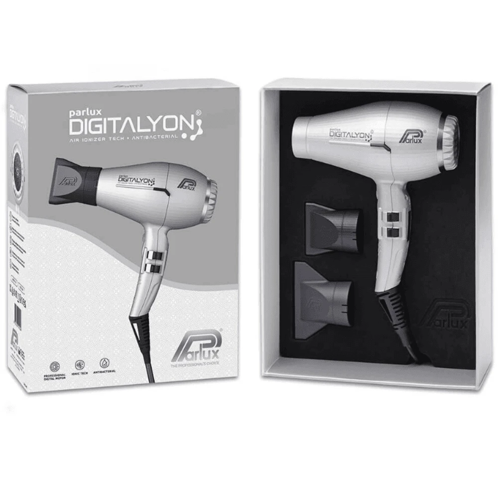Parlux Digitalyon Light Air Ionizer Hair Dryer - Silver - Image 2