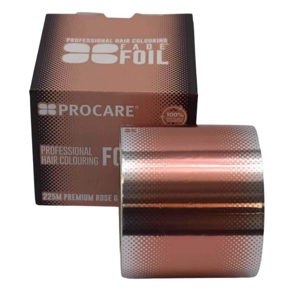Pro Care Procare Hair Foil Roll 100mm X 225m - Rose Gold - Image 2