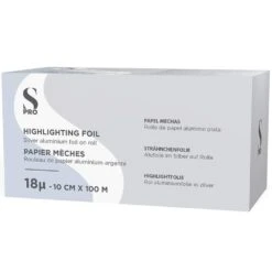 S-Pro Silver Aluminium Highlighting Foil Roll 10cm X 100m