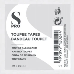 S-Pro Transparent Toupee Tape - 5m X 25mm