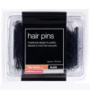 Salon Services Fine Waved Pin - Black - Pack Of 1000