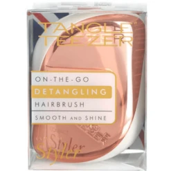 Tangle® Teezer Tangle Teezer On-The-Go Detangling Hairbrush - Rose Gold Cream