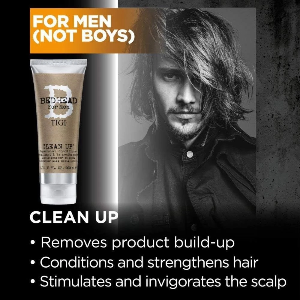 Tigi Bed Head For Men Clean Up Peppermint Conditioner - Image 3
