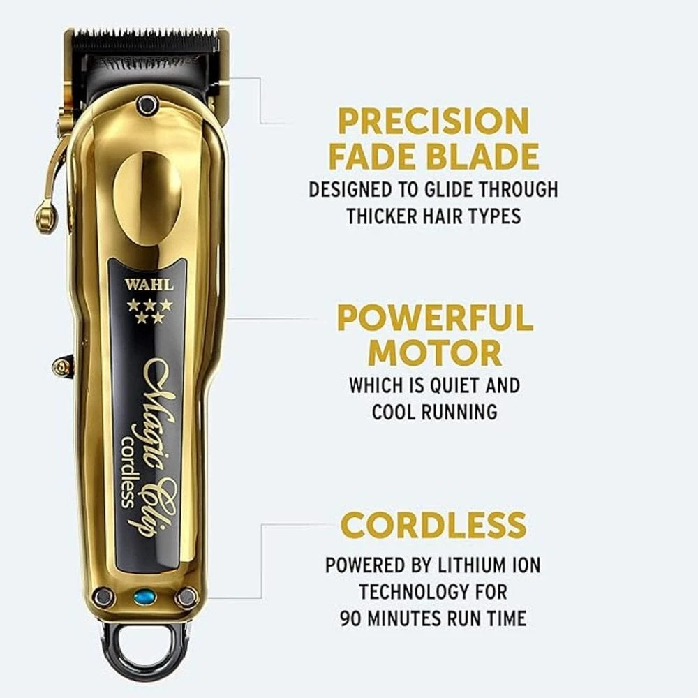 Wahl 5 Star Cordless Magic Clipper - Gold - Image 3