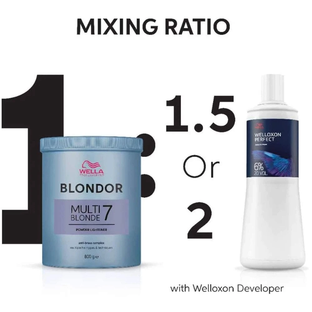 Wella Professionals Blondor Multi Blonde 7 Powder Bleach - Image 3