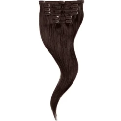 Wildest Dreams 100% Human Hair Clip In Extensions Half Head 18inch/52g - 1B Barely Black