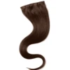Wildest Dreams 100% Human Hair Clip-In Extensions Single Weft 24 Inch/32g - 4B Tobacco